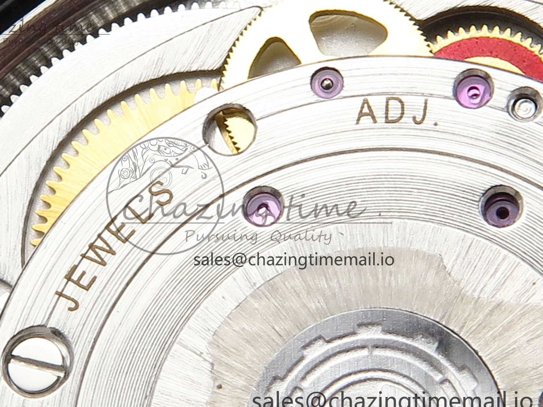 A3235 on Edition 36 126233 YG EWEF Marker Best DateJust Green Gray Bracelet Roman Dial Oyster SS 0212